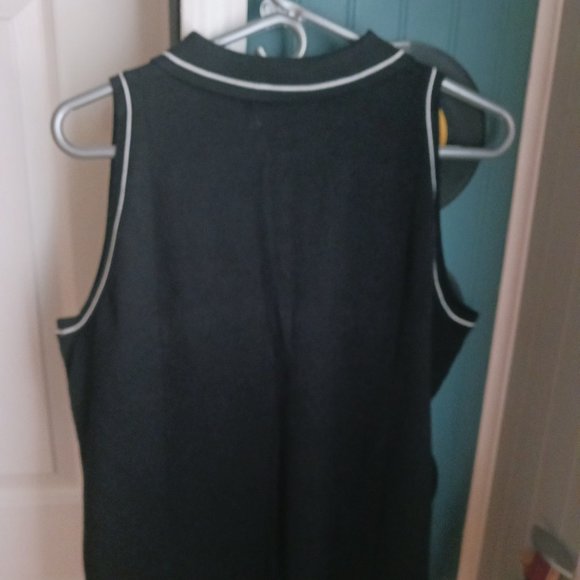 Bell Poque Sleeveless Summer Sweater Top w/ Collar - Picture 2 of 3